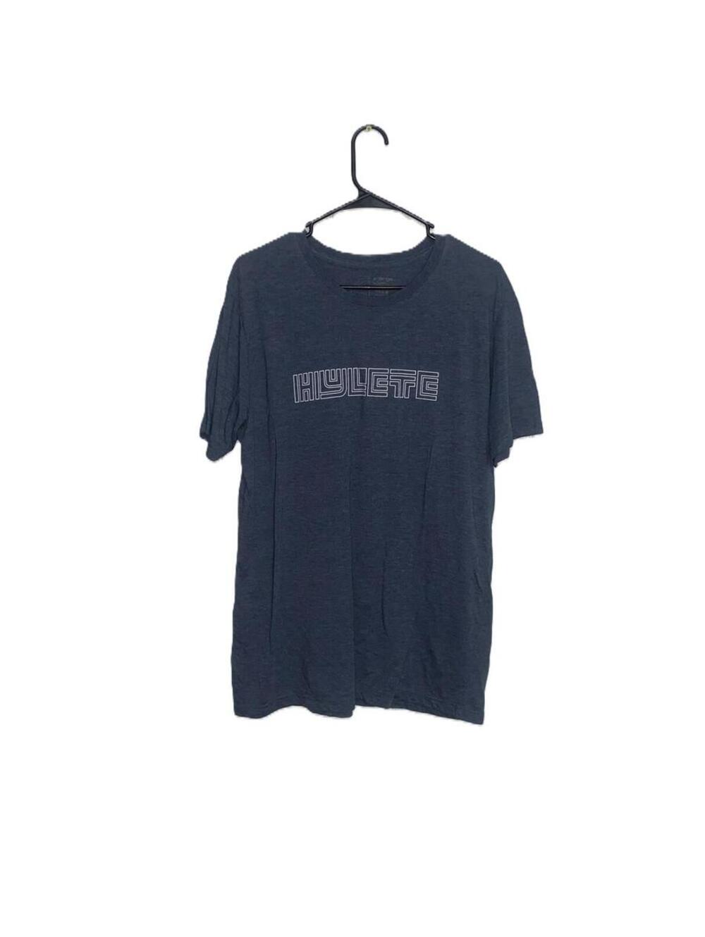 Hylete Gray Blue Graphic Athletic Tee Men’s XL Gym Streetwear Activewear